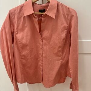 Talbots Fitted Button Down Shirt 12P